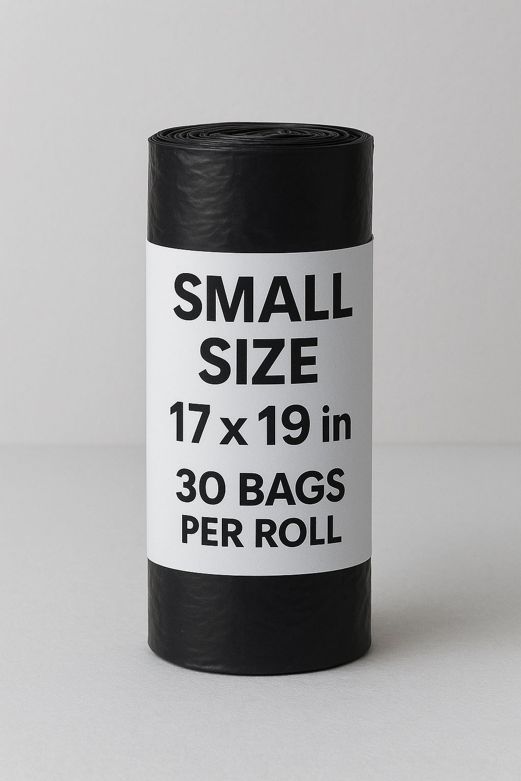 Garbage bags with tie tapes