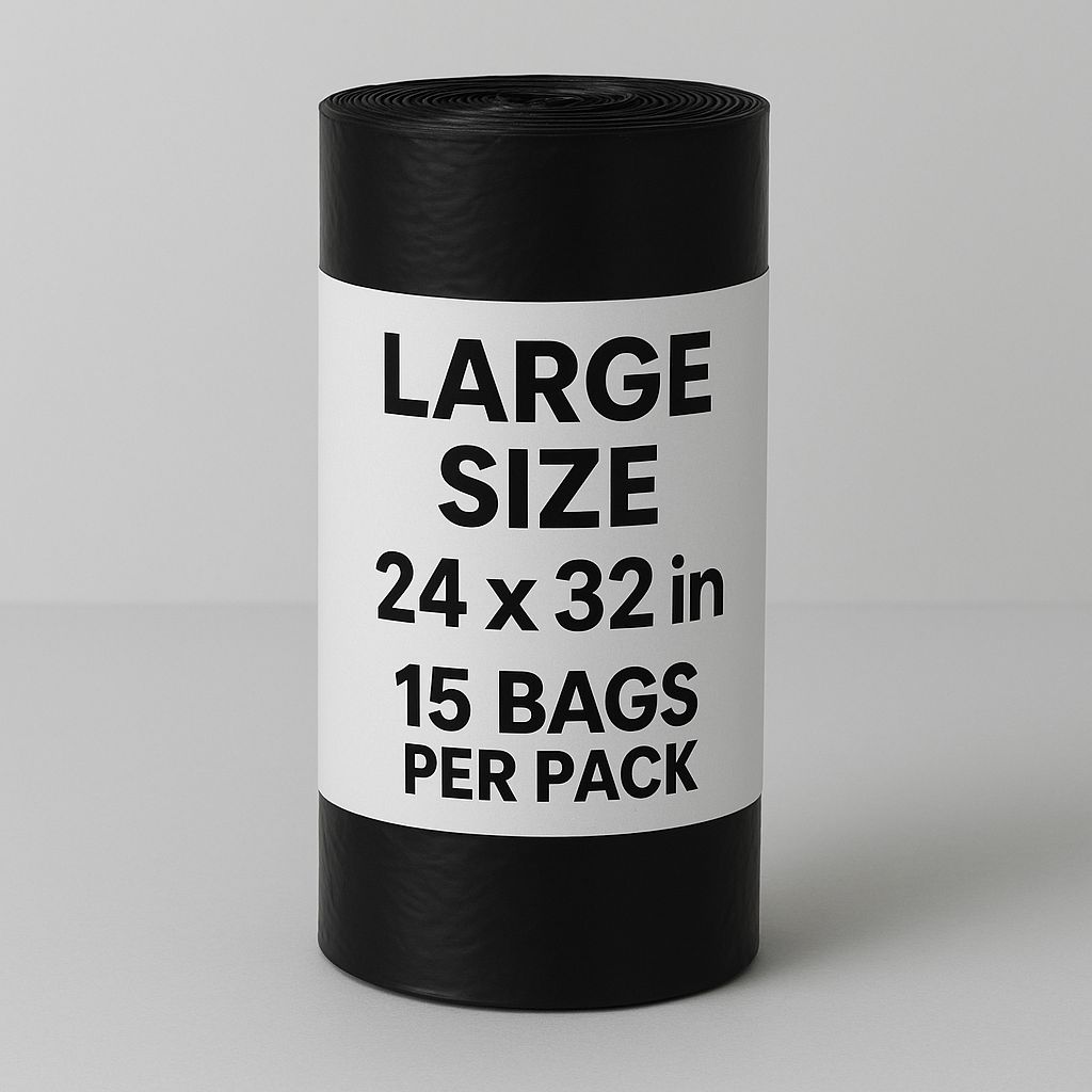 Garbage bags with tie tapes