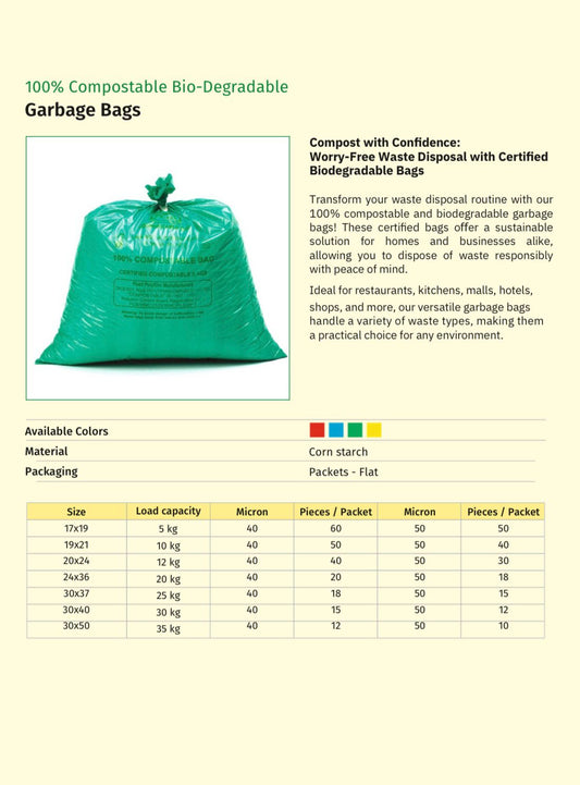 Compostable Bio-garbage bags